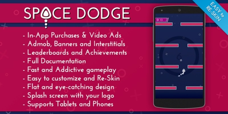 Space Dodge - Android Game Source Code