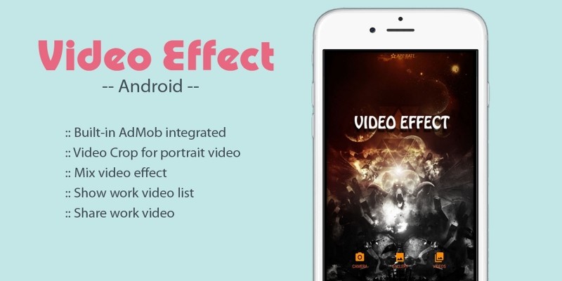 Video Effect On Video - Android App Source Code