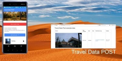 Travel Data Post - Ionic 3 App With PHP Backend