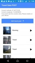 Travel Data Post - Ionic 3 App With PHP Backend Screenshot 2