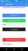 Travel Data Post - Ionic 3 App With PHP Backend Screenshot 6