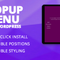 Popup Menu WordPress Plugin