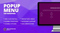 Popup Menu WordPress Plugin Screenshot 1