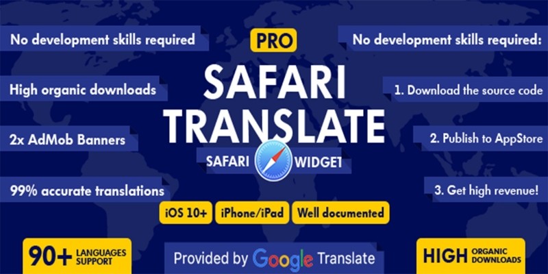 XYZ Translate - Safari Translatin Widget iOS