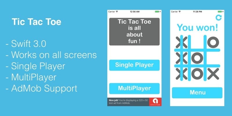 Tic Tac Toe - iOS Game Source Code