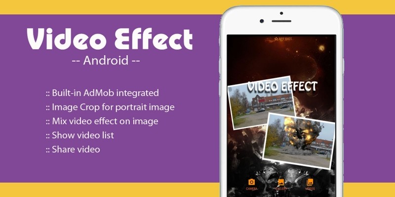 Video Effect On Image -  Android Source Project
