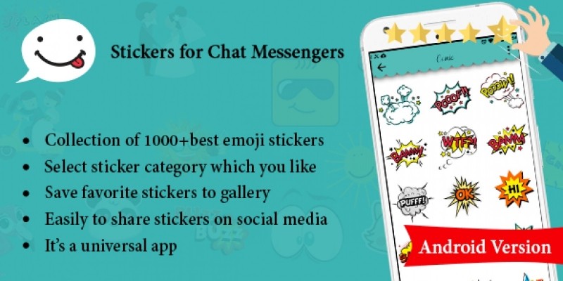 Stickers For Chat Messengers Android App