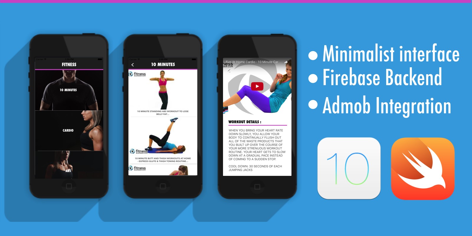 Fitness App - iOS Source Code With Firebase Backen