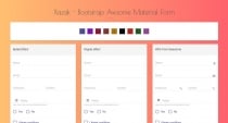 Xazak - Bootstrap Material Forms Screenshot 1