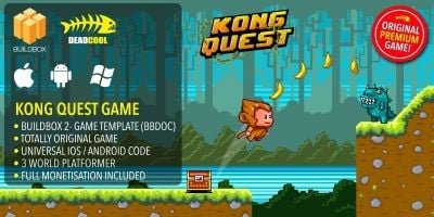 Kong Quest - BuildBox Game Template