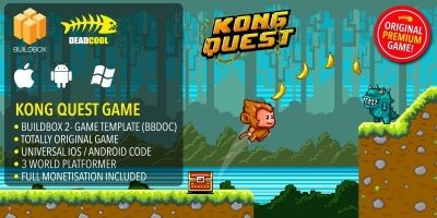 Kong Quest - BuildBox Game Template