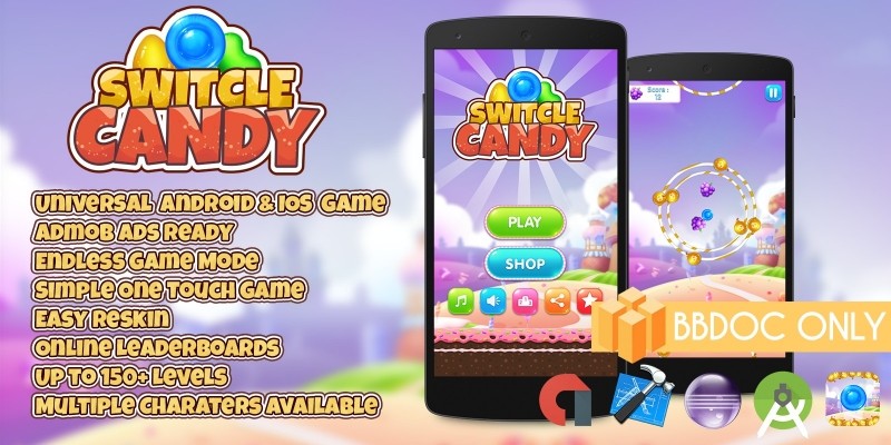 Switcle Candy - Buildbox Game Template