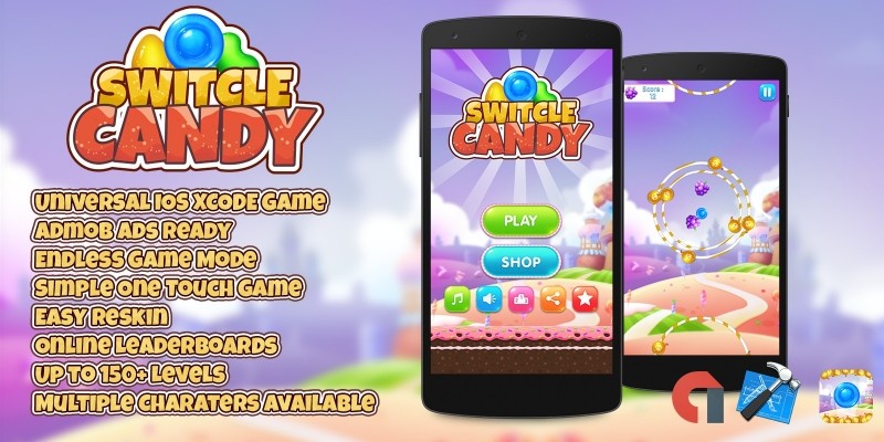 Switcle Candy - iOS Xcode Game Template