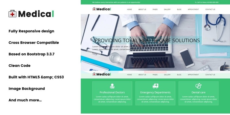 Medical -  HTML  Web Template