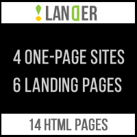 Lander - 4 One Page Sites And 6 Landing Pages