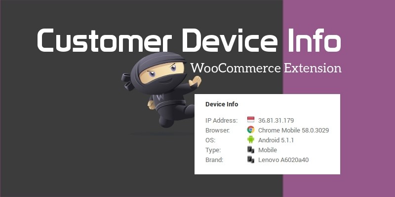 Customer Device Info - WooCommerce Plugin