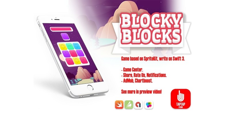 Blocky Blocks - iOS Xcode Source Code