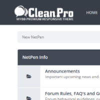 Clean Pro - MyBB Theme