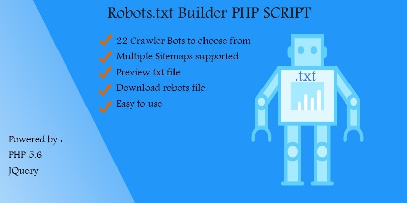 Robots.txt Builder - PHP Script