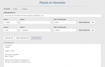 Robots.txt Builder - PHP Script Screenshot 1