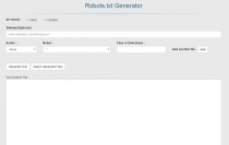 Robots.txt Builder - PHP Script Screenshot 2
