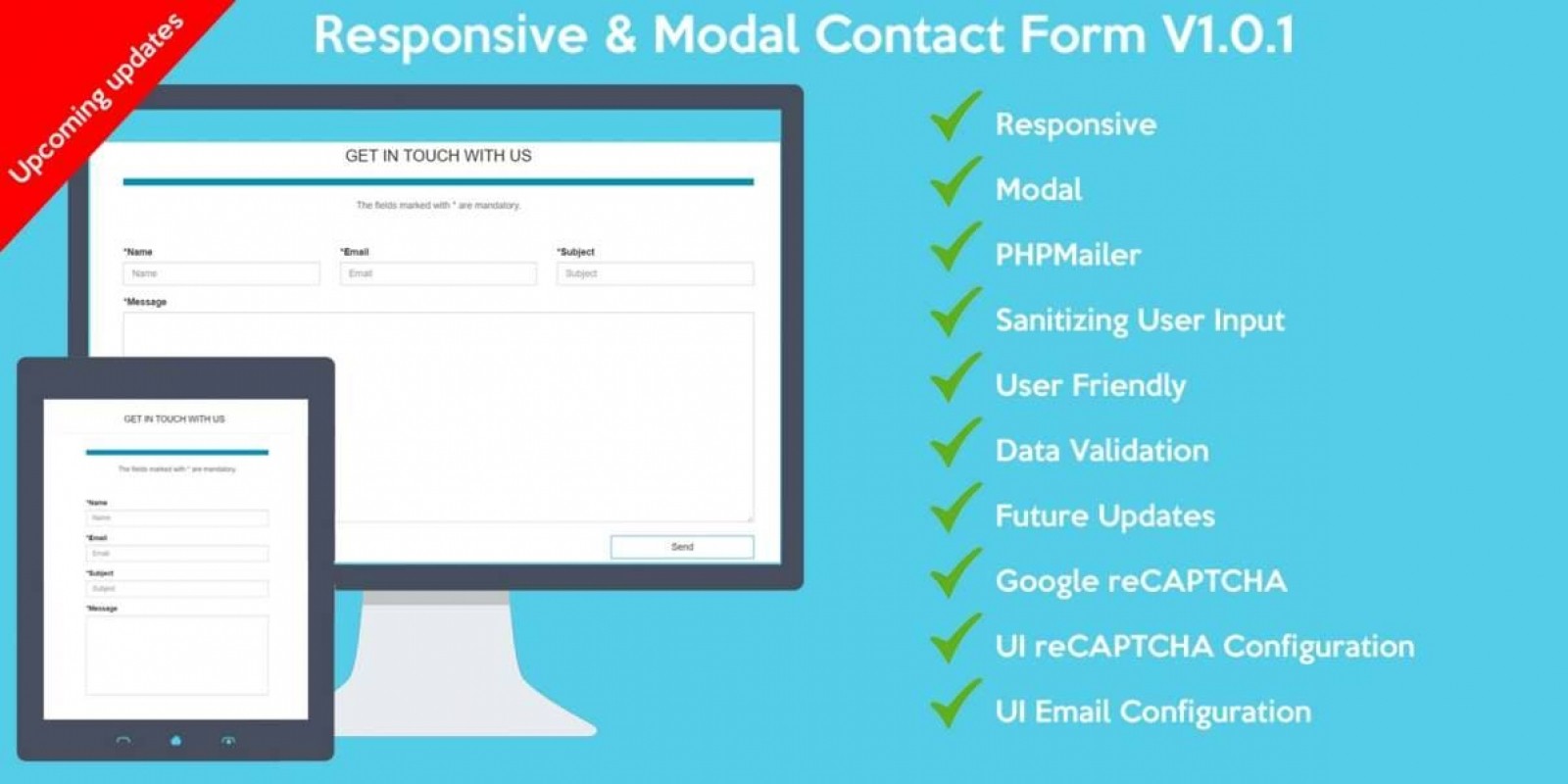 Responsive And Modal Contact Form by Gravvy | Codester