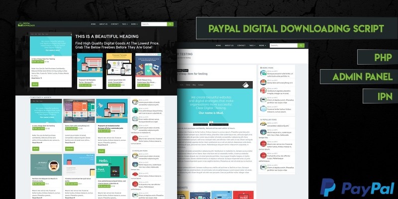 PayPal Digital Downloads PHP Script