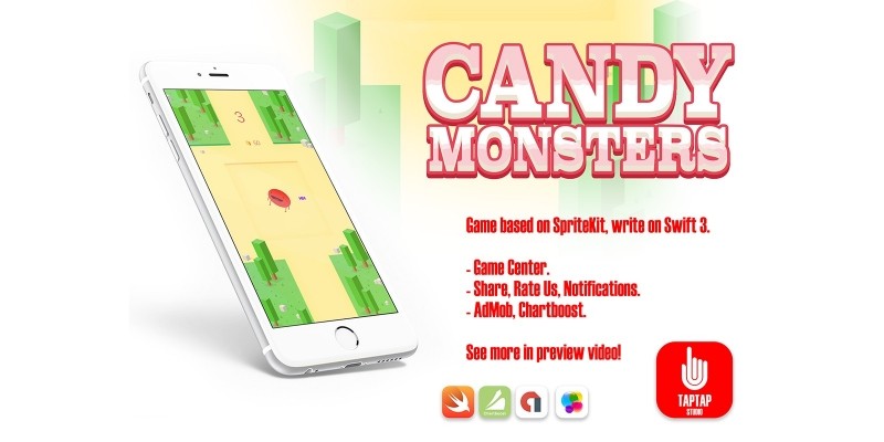 Candy Monsters - iOS App Source Code