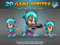 2D Game Character Sprites 8 Screenshot 1