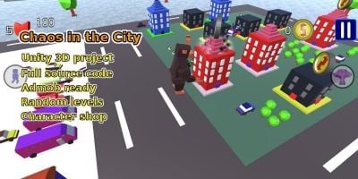 Chaos In The City - Unity Game Source Code