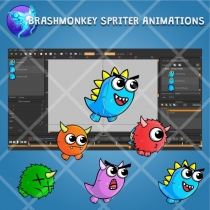Enemy Monster Pack 2D Game Character Sprite Screenshot 2