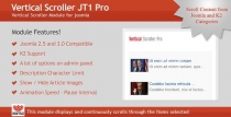 Vertical Scroller JT1 Pro - Joomla Module Screenshot 1