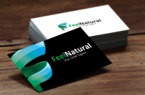 Letter F Logo - Feel Natural Logo Template Screenshot 1