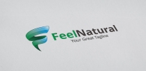 Letter F Logo - Feel Natural Logo Template Screenshot 2