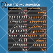 Skeleton Pack Game Character Sprite Screenshot 4