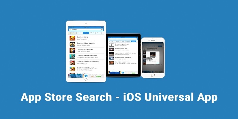 App Store Search - iOS App Source Code