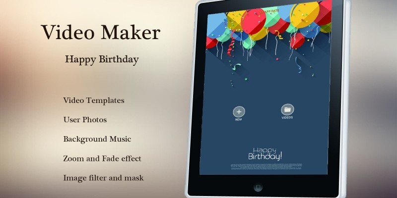 Happy Birthday - Video Maker Android Source