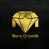 Rare Growth Logo Templete