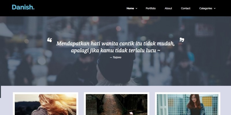 Danish - Portfolio HTML Template