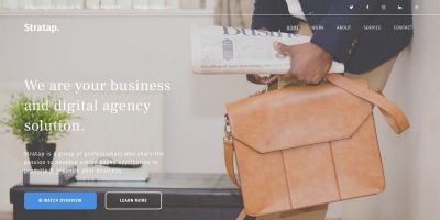 Stratap - HTML Business Landing Page