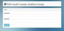 PHP GeoIP Country Redirect Screenshot 5