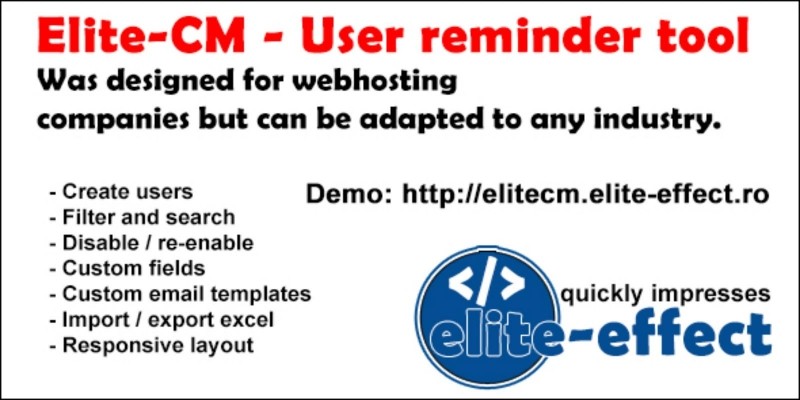 Elite-CM - User Reminder Tool