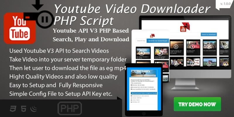 Youtube Download PHP Script