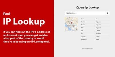 jQuery IP lookup