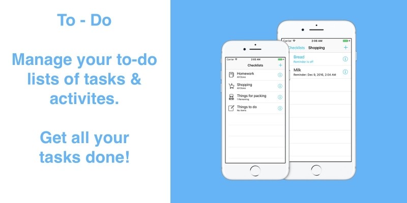 To-Do list iOS App Source Code