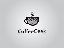 Coffee Geek - Cafe Logo Template Screenshot 1