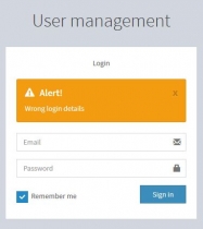 User management - Codeigniter Admin LTE Screenshot 2