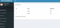 User management - Codeigniter Admin LTE Screenshot 4