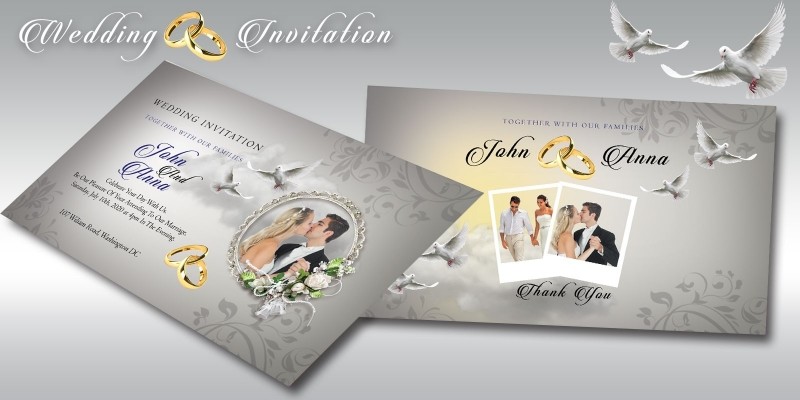 Wedding Invitation Flyer Template