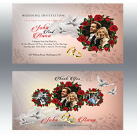 Wedding Invitation 2 Flyer Template